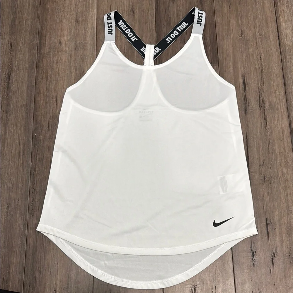 Nike‎ White Racerback Sleeveless Tank Top